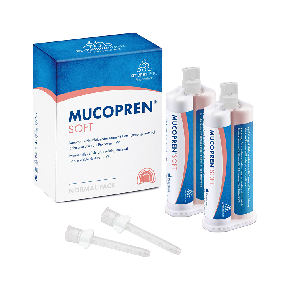 Mucopren Soft Liner, 2 x 50ml Pack