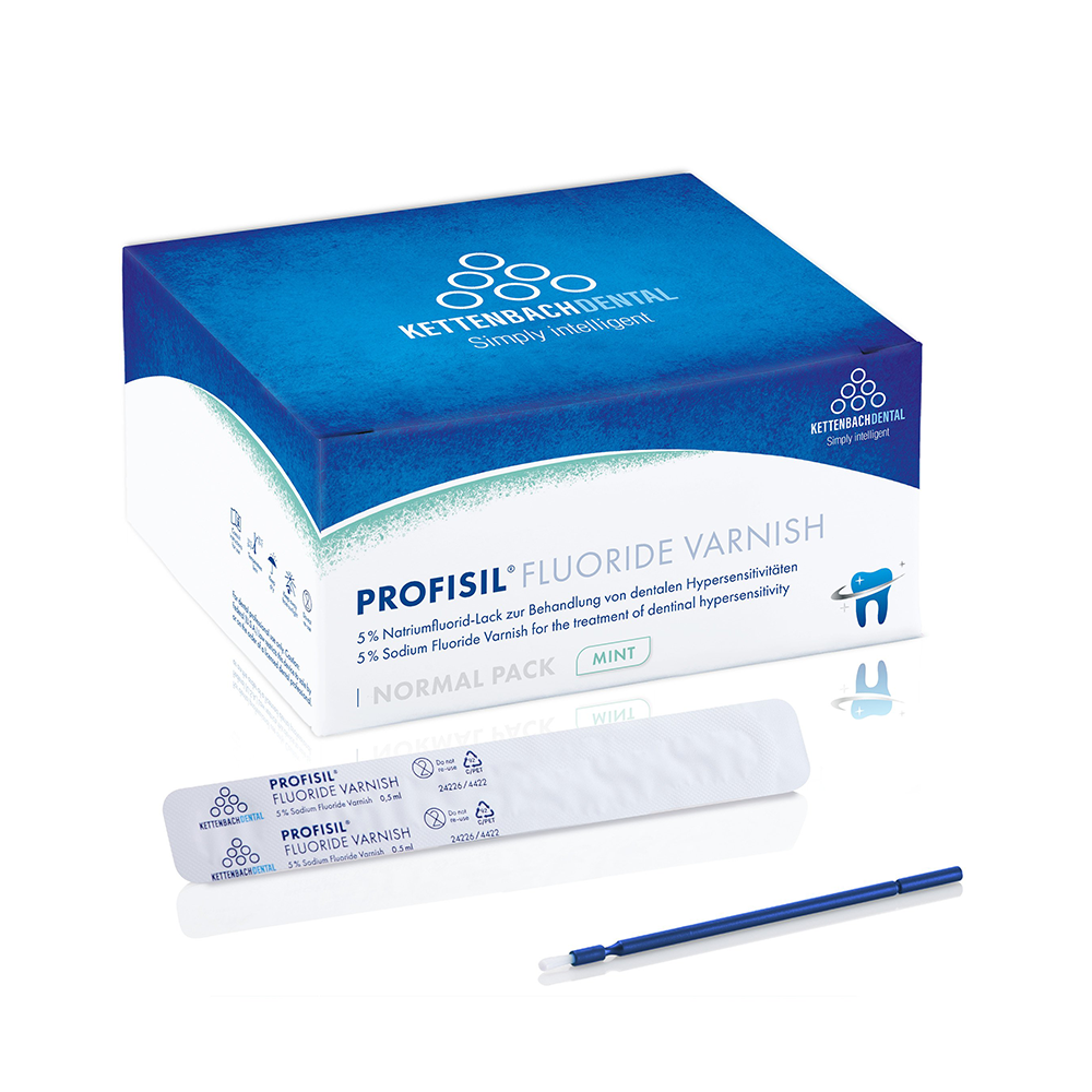 Profisil Fluoride Varnish Mint Normal Pack, 50 x 0.5ml