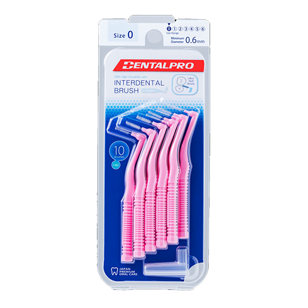 ID Brush L-Shape DentalPro - 0 SSSS (6 Packs of 10)
