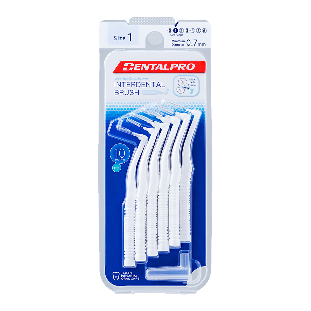 ID Brush L-Shape DentalPro - 1 SSS (6 Packs of 10)