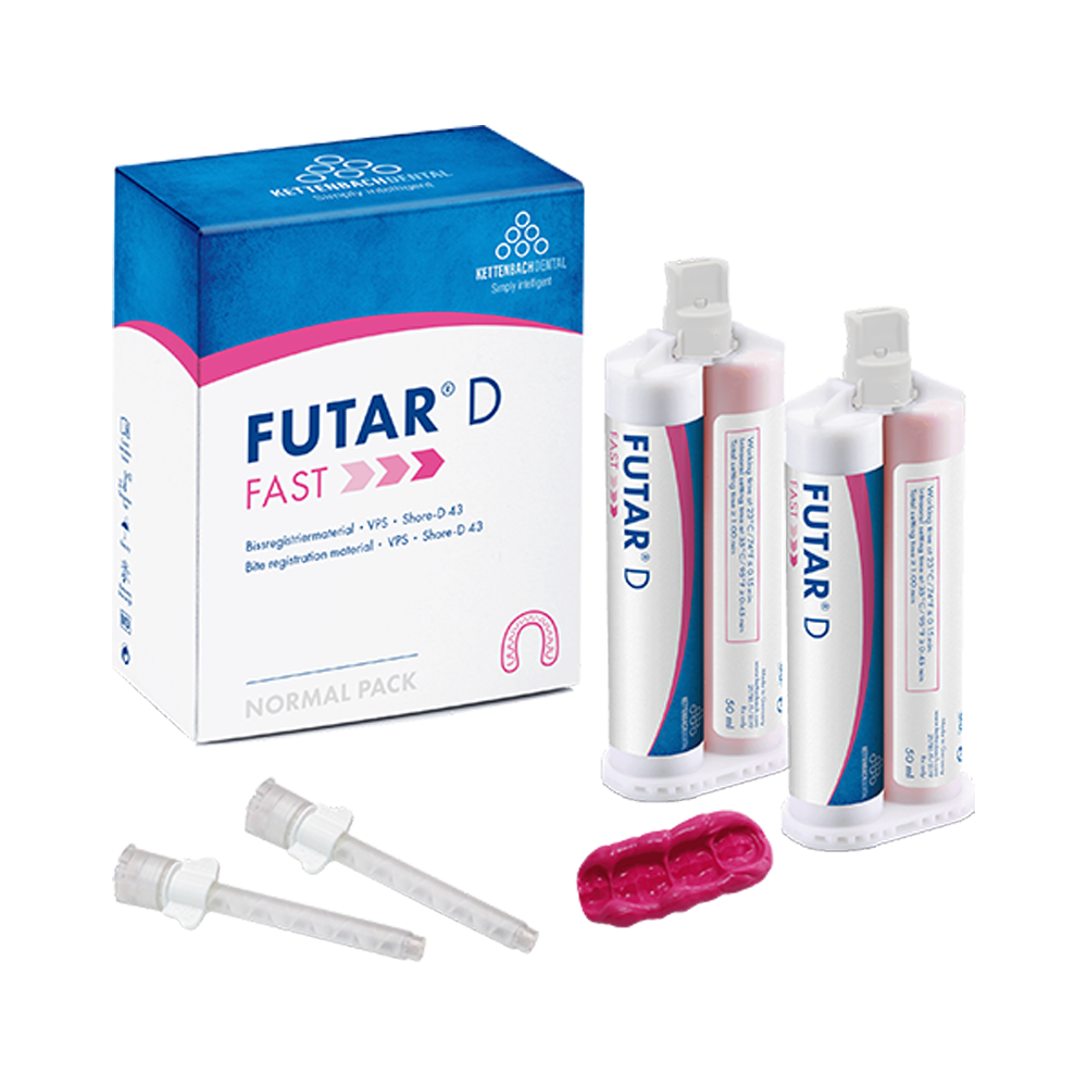 Futar D Fast Normal Pack (2 x 50ml Pack + 6 Mixing Tip (White))