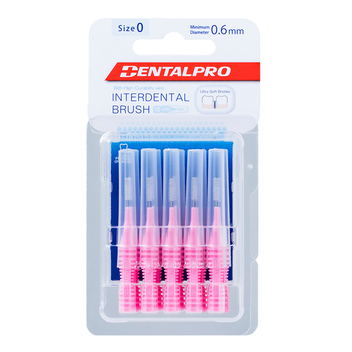 [ADEN0SSSS] ID Brush I-Shape DentalPro - 0 SSSS (6 Packs of 10)