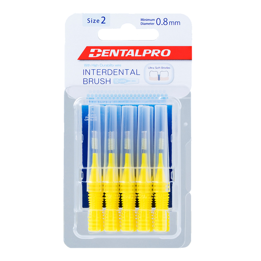 [ADEN2SS] ID Brush I-Shape DentalPro - 2 SS (6 Packs of 10)