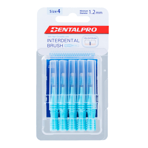 [ADEN4M] ID Brush I-Shape DentalPro - 4 M (6 Packs of 10)