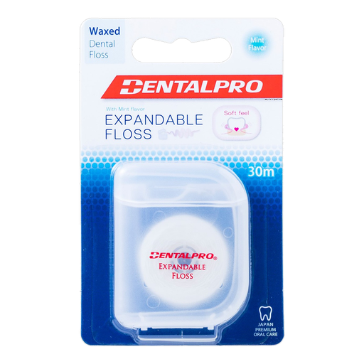 [ADENFLOSS] DentalPro Floss Expandable Mint (30m x 6)