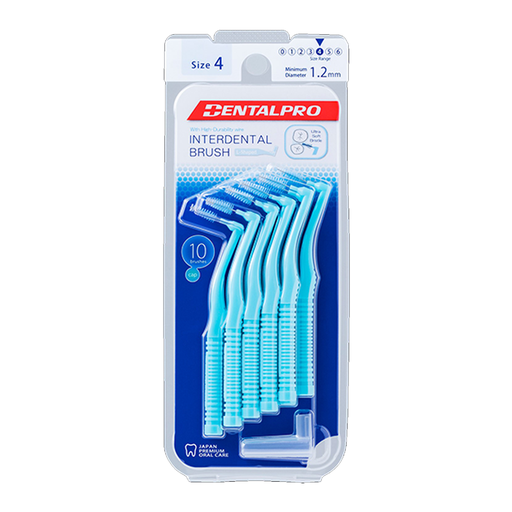 [ADENL10P4M] ID Brush L-Shape DentalPro - 4 M (6 Packs of 10)
