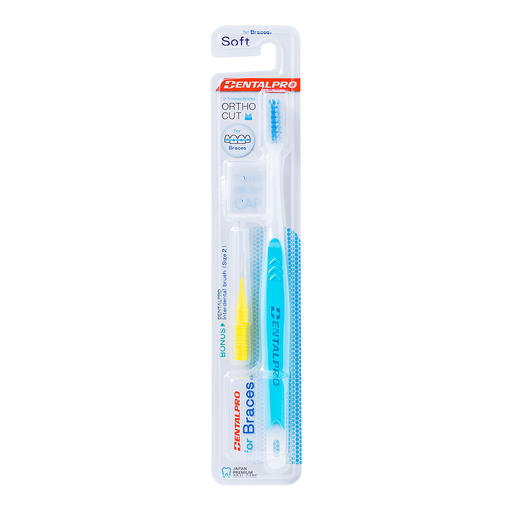 [ADENORTHO-BRUSH] Toothbrush Ortho Cut DentalPro 12P
