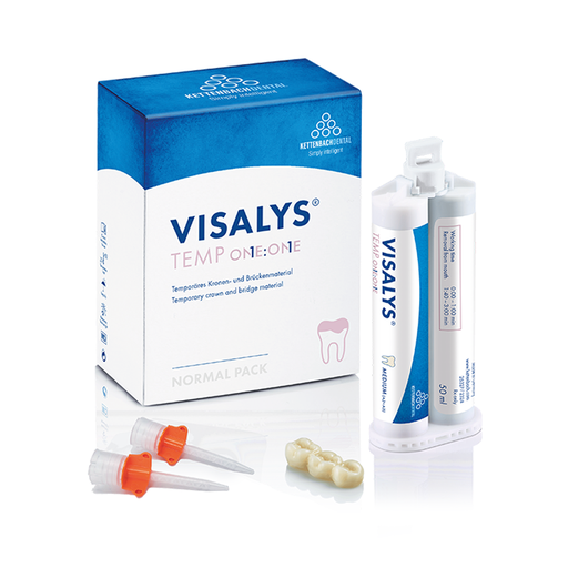 [AKT13851] Visalys Temp One:One Normal Pack (Medium A2-A3) (1 x 50 ml + 15 mixing tips)